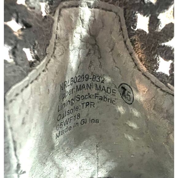 Women's Grey Booties, 7.5, Zipper, Not Rated, Block Heel, Round Toe, Gray - Picture 8 of 9